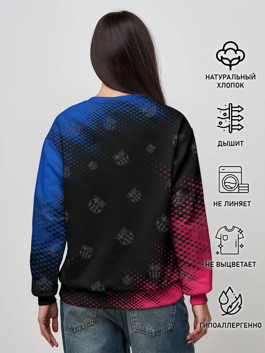 Женский свитшот / BARCELONA / БАРСЕЛОНА