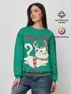 Женский свитшот / Meow-rry Catmas