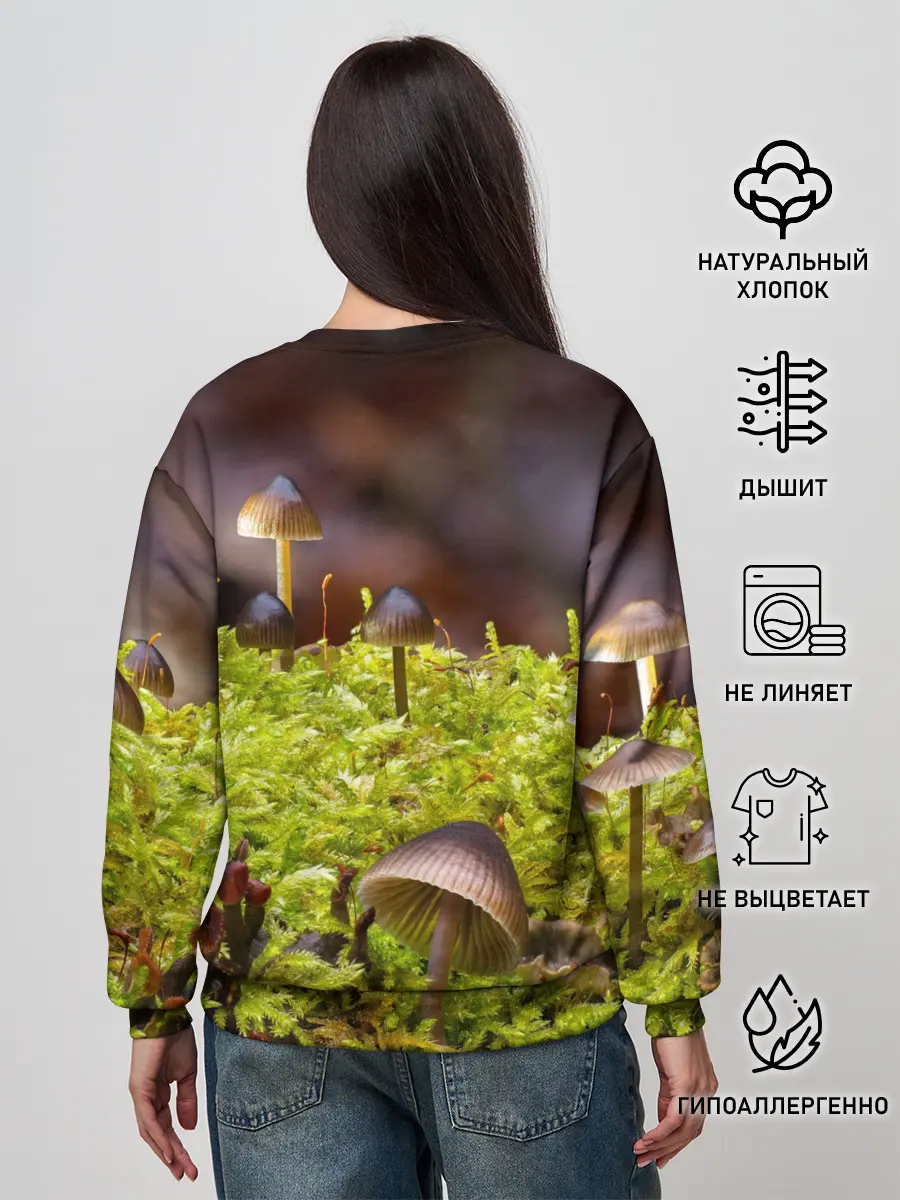 Женский свитшот / Мох