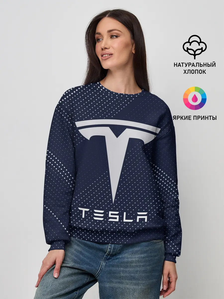 Женский свитшот / TESLA / Тесла