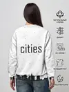 Женский свитшот / Twin cities