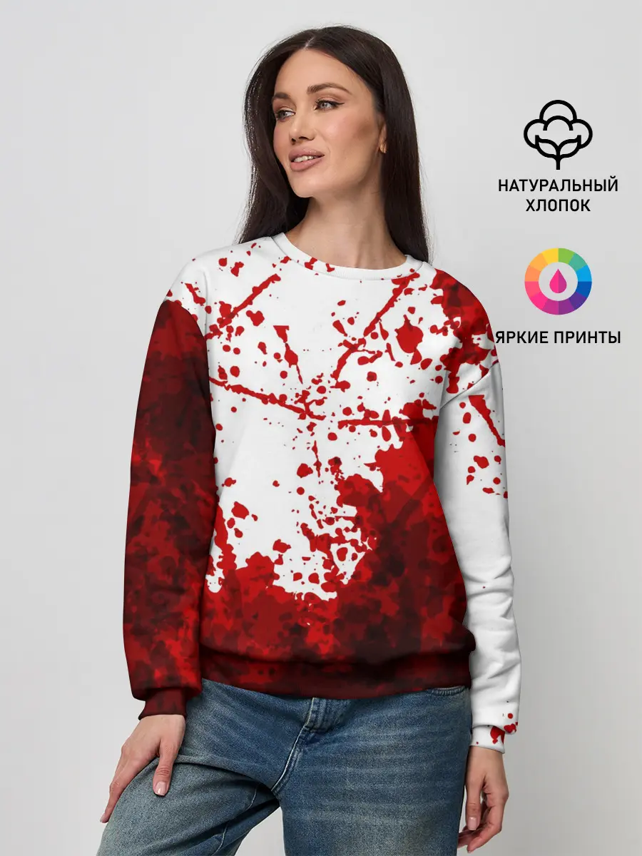 Женский свитшот / HALLOWEEN BLOOD