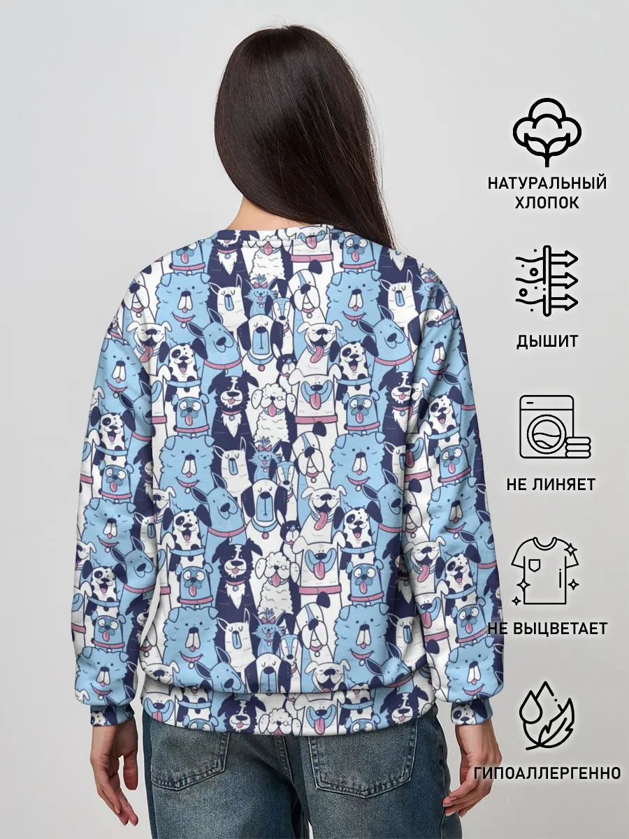 Женский свитшот / МИЛЫЕ ПЕСИКИ