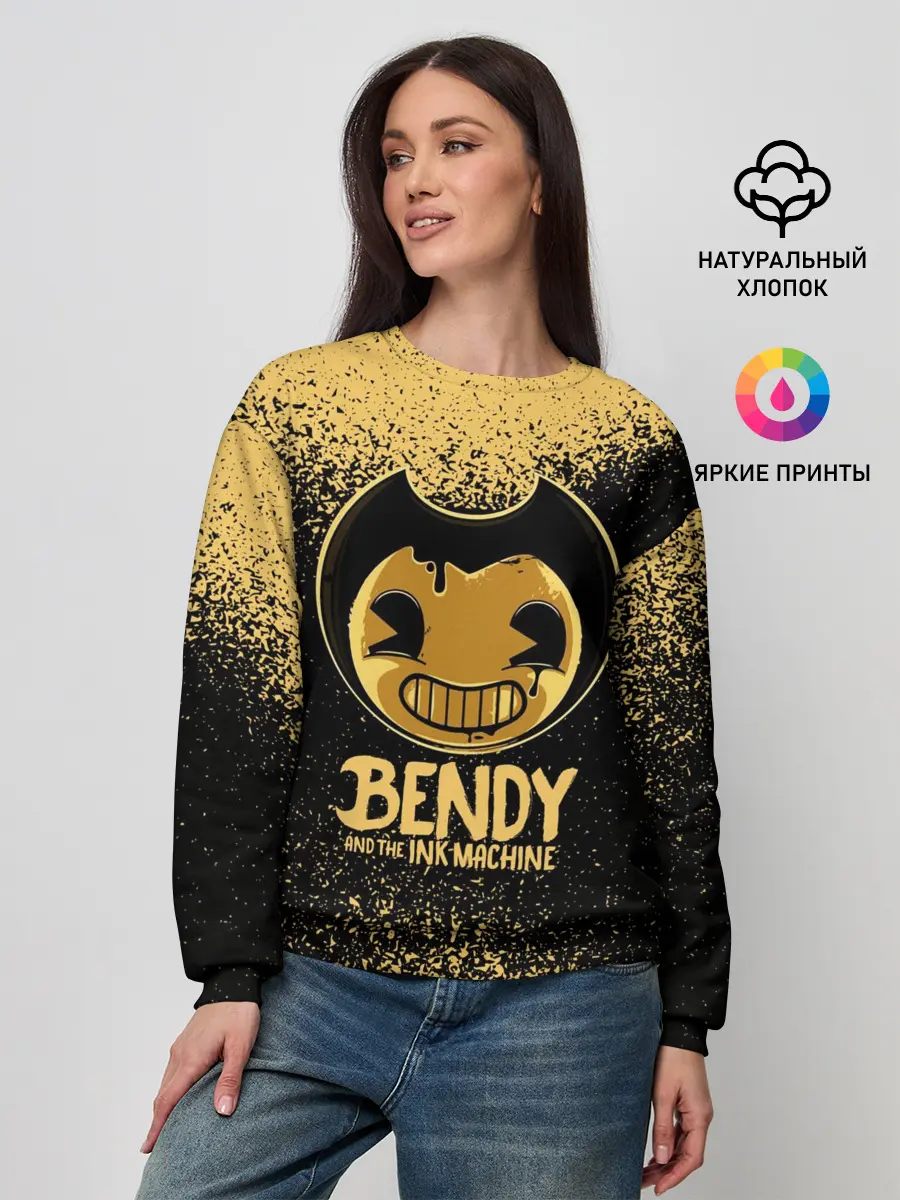 Женский свитшот / Bendy And The Ink Machine