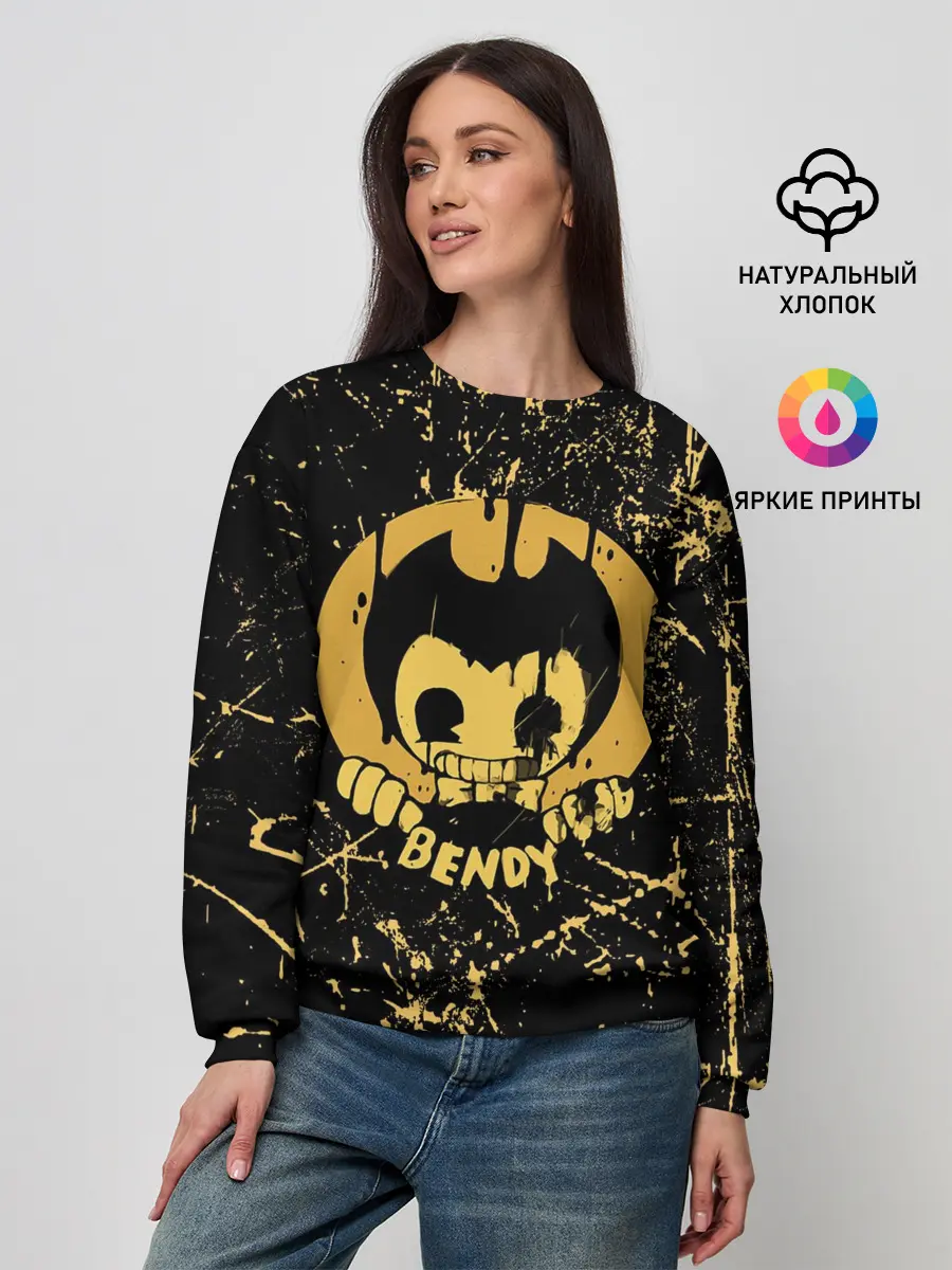 Женский свитшот / Bendy And The Ink Machine