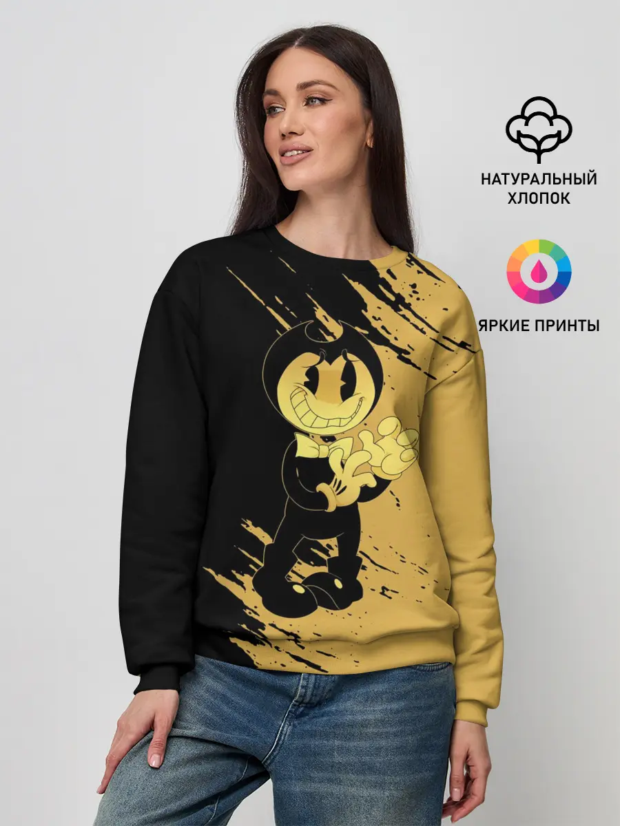 Женский свитшот / Bendy And The Ink Machine