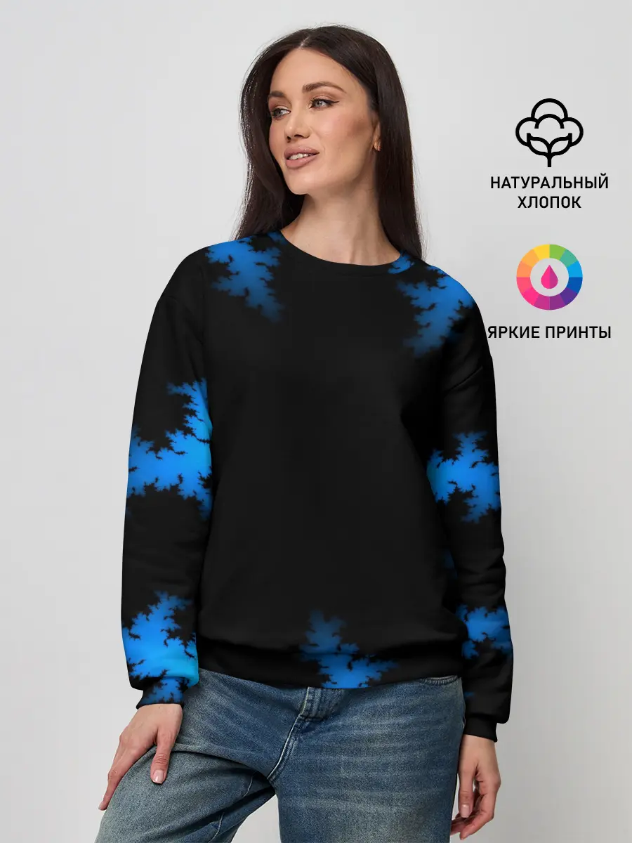 Женский свитшот / Морозный узор