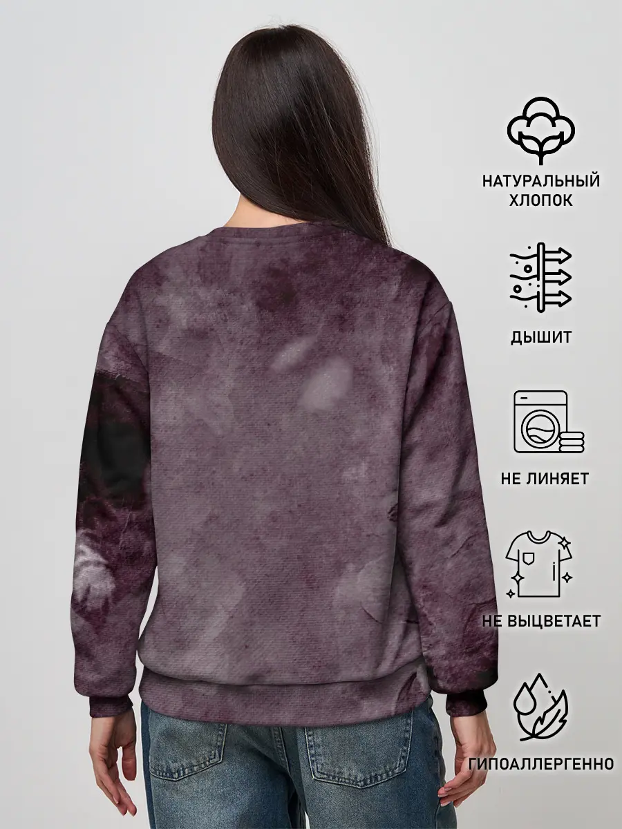 Женский свитшот / Danganronpa акварель