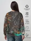 Женский свитшот / Palm glitch art
