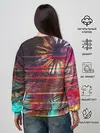 Женский свитшот / Palm glitch art