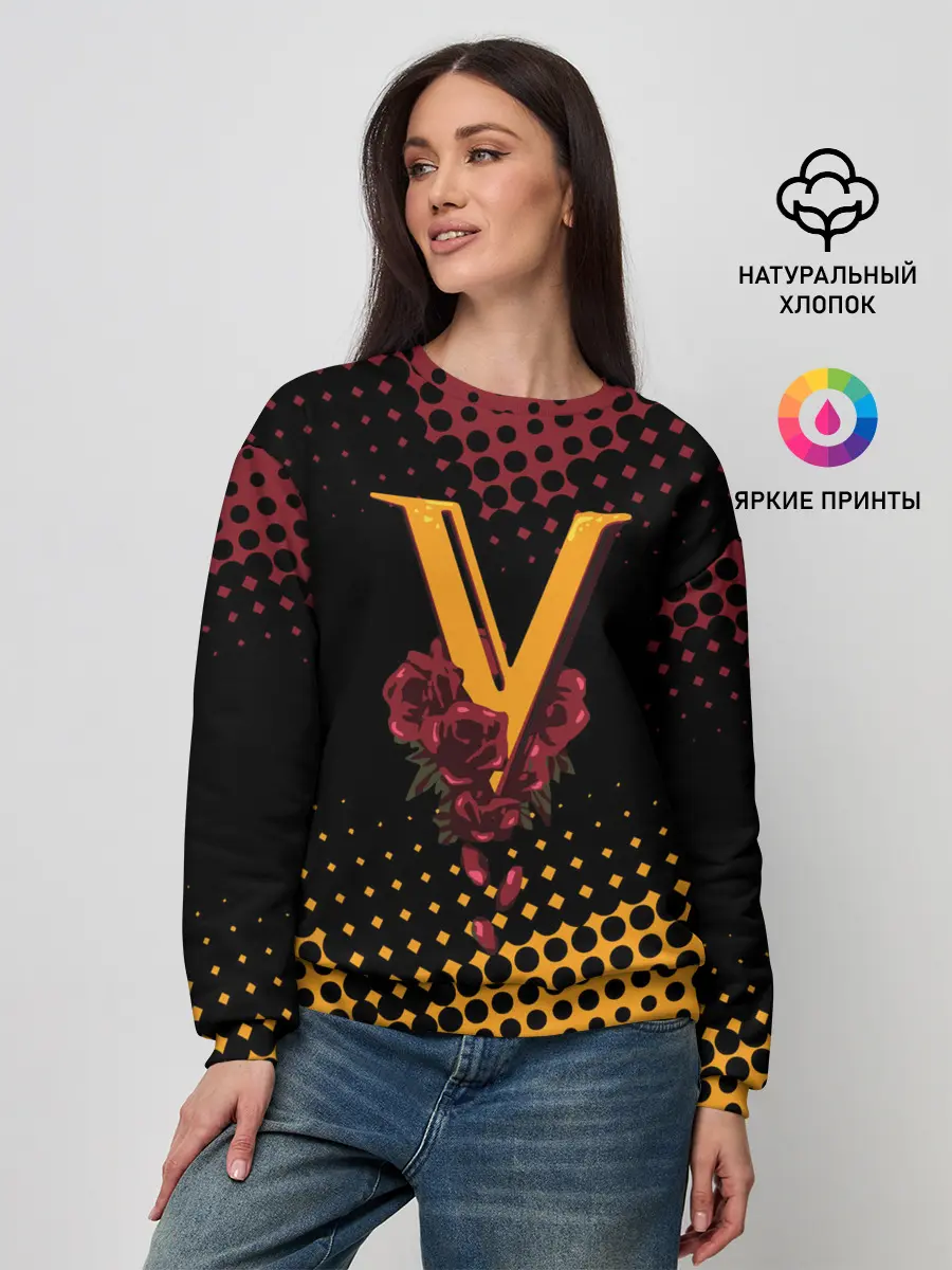 Женский свитшот / CYBERPUNK 2077 / VALENTINO.
