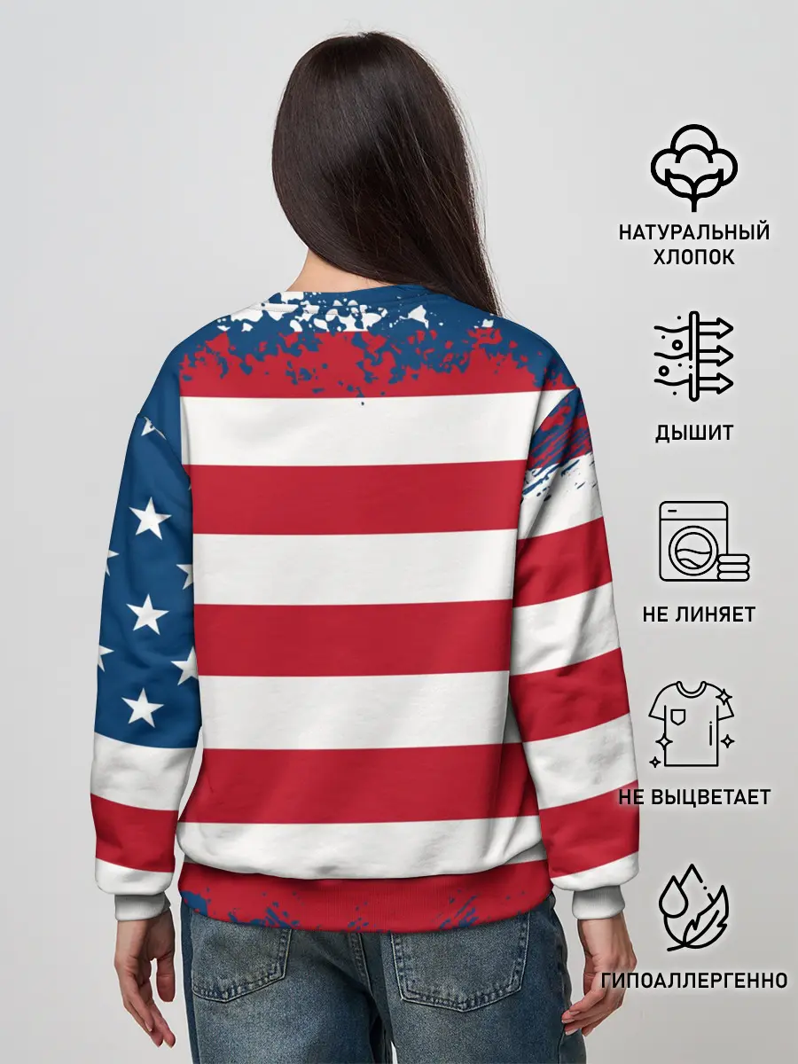Женский свитшот / Америка