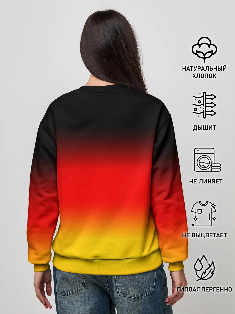 Женский свитшот / RAMMSTEIN АВТОГРАФЫ УЧАСТНИКОВ