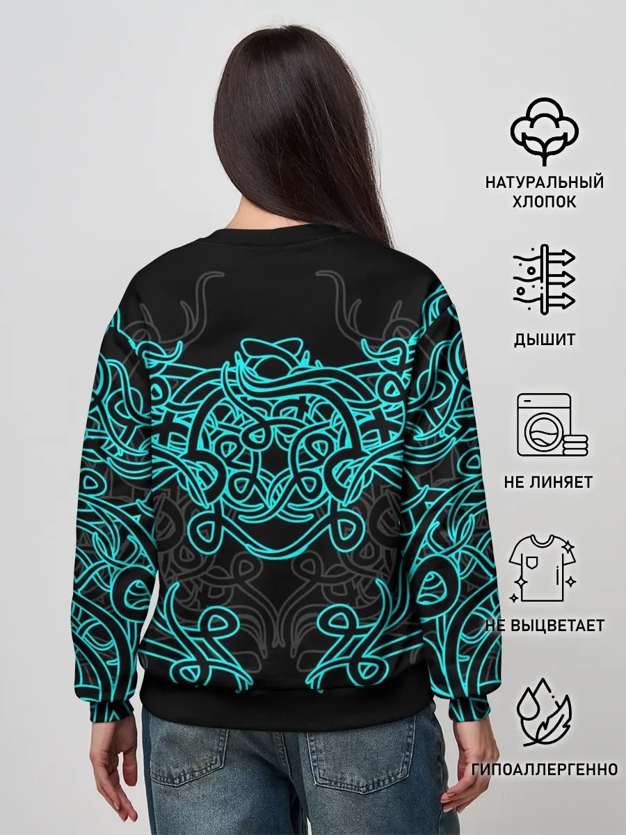 Женский свитшот / Узоры магия