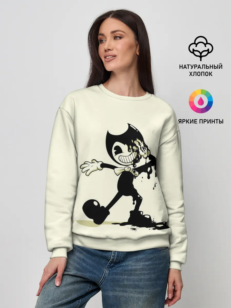 Женский свитшот / Bendy And The Ink Machine