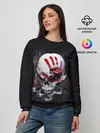 Женский свитшот / Damage Skull