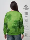 Женский свитшот / Карта мира