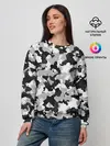 Женский свитшот / Холодный камуфляж