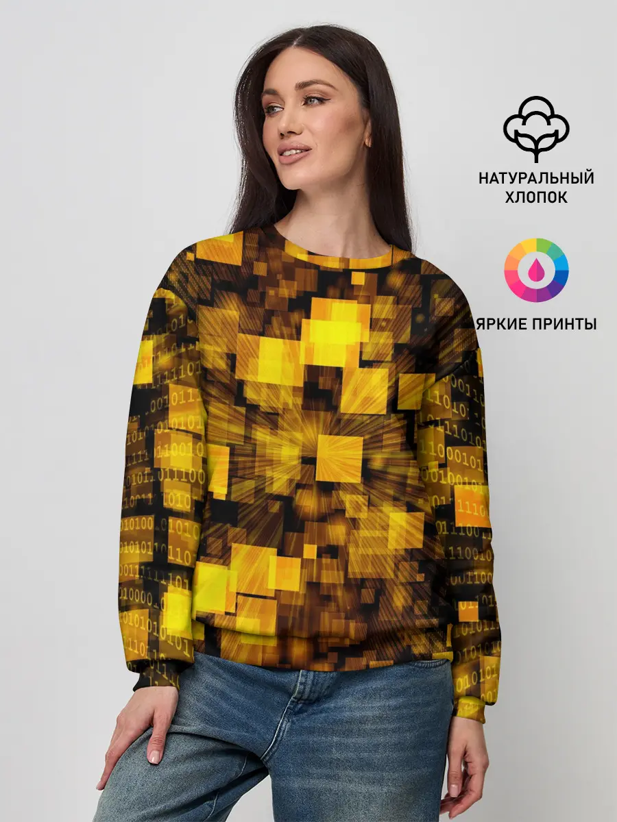 Женский свитшот / Неоновый взрыв