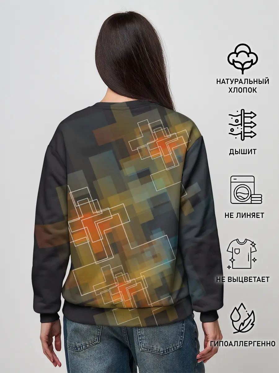 Женский свитшот / Блич. Маска