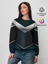 Женский свитшот / 3D dark metal