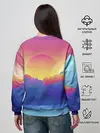 Женский свитшот / Красочные Горы