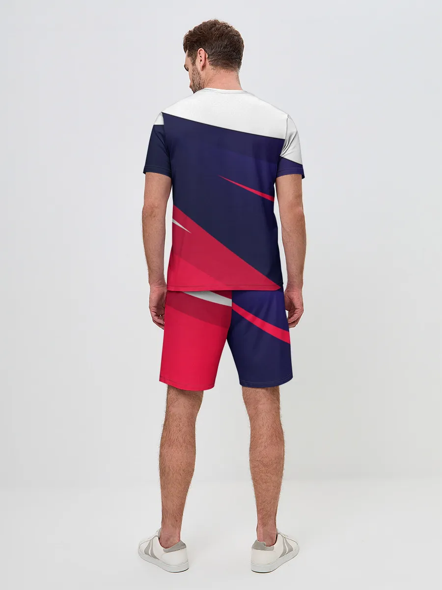 Мужской костюм с шортами / MITSUBISHI ТРИКОЛОР