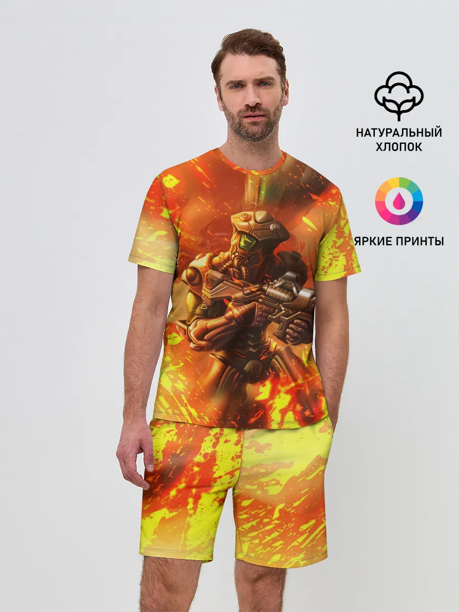 Мужской костюм с шортами / Doom ART