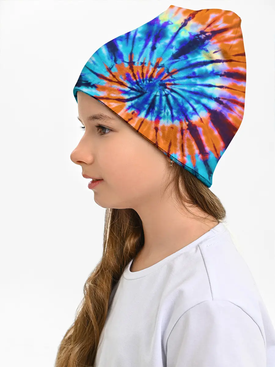 Детская шапка / Tie dye