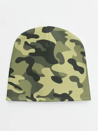 Детская шапка / Камуфляж Хаки