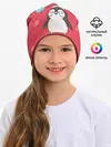 Детская шапка / Пингвин с шариком