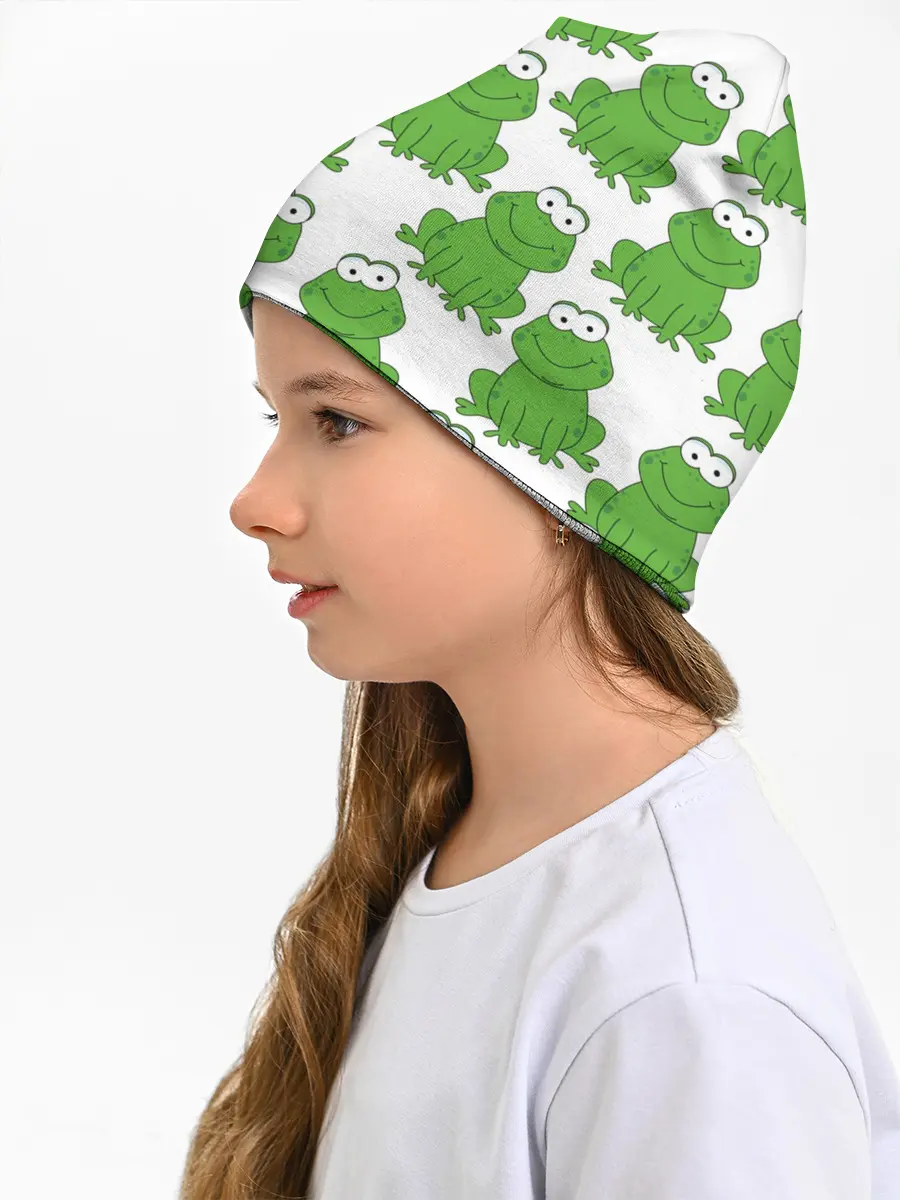 Детская шапка / Лягушки