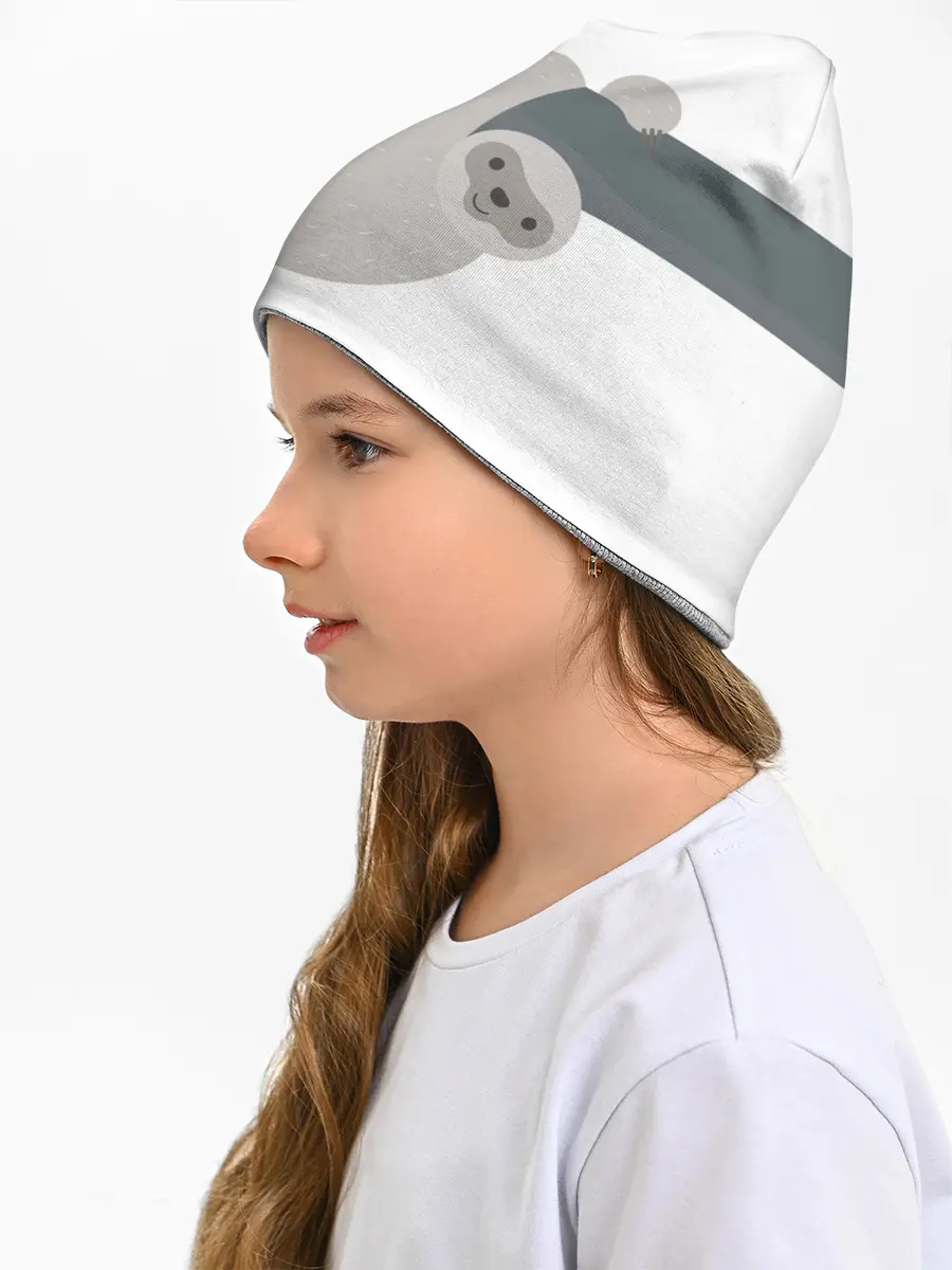 Детская шапка / Веселый ленивец