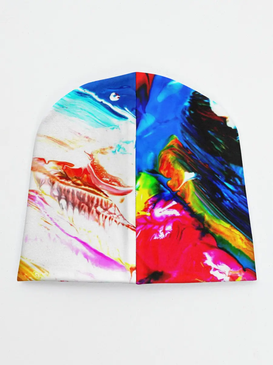 Детская шапка / Абстракция красок