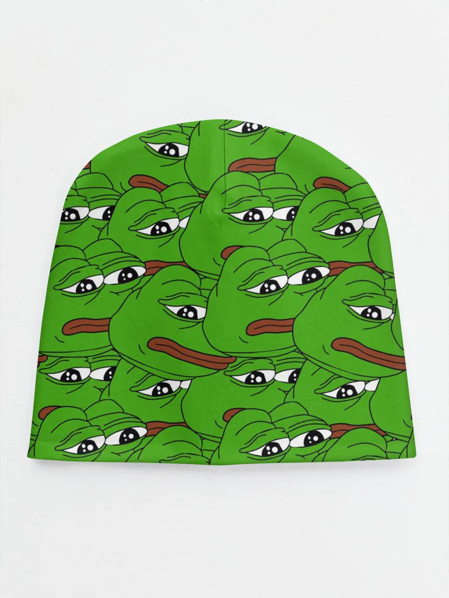 Детская шапка / Sad frogs
