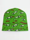 Детская шапка / Sad frogs