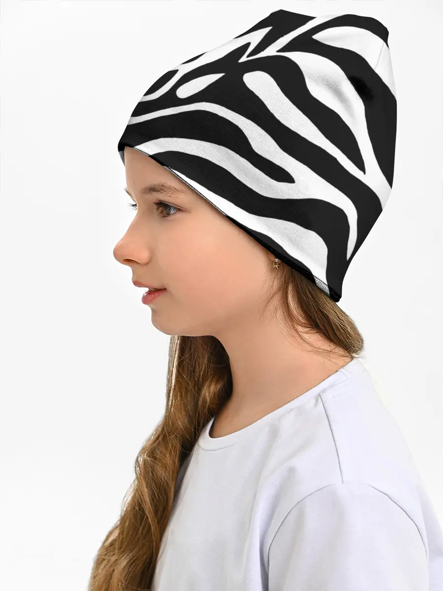 Детская шапка / Зебра