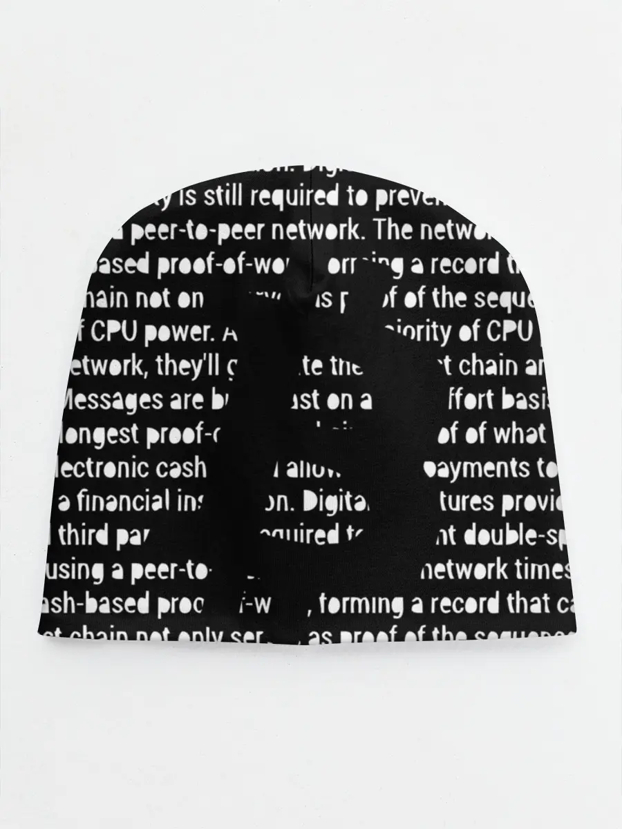 Детская шапка / BITCOIN