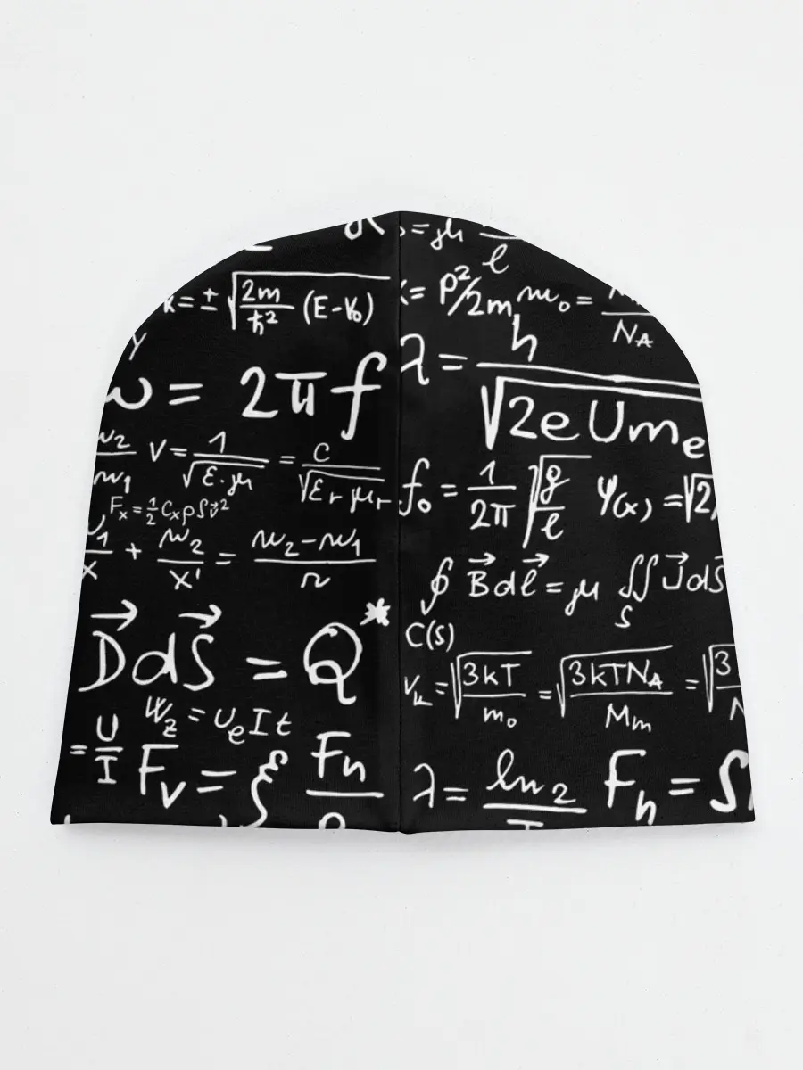 Детская шапка / Формулы E=mc2