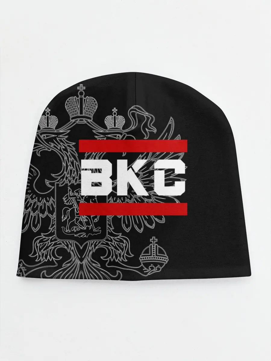 Детская шапка / ВКС белый герб РФ