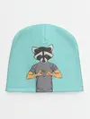 Детская шапка / Енот Хипстер Love