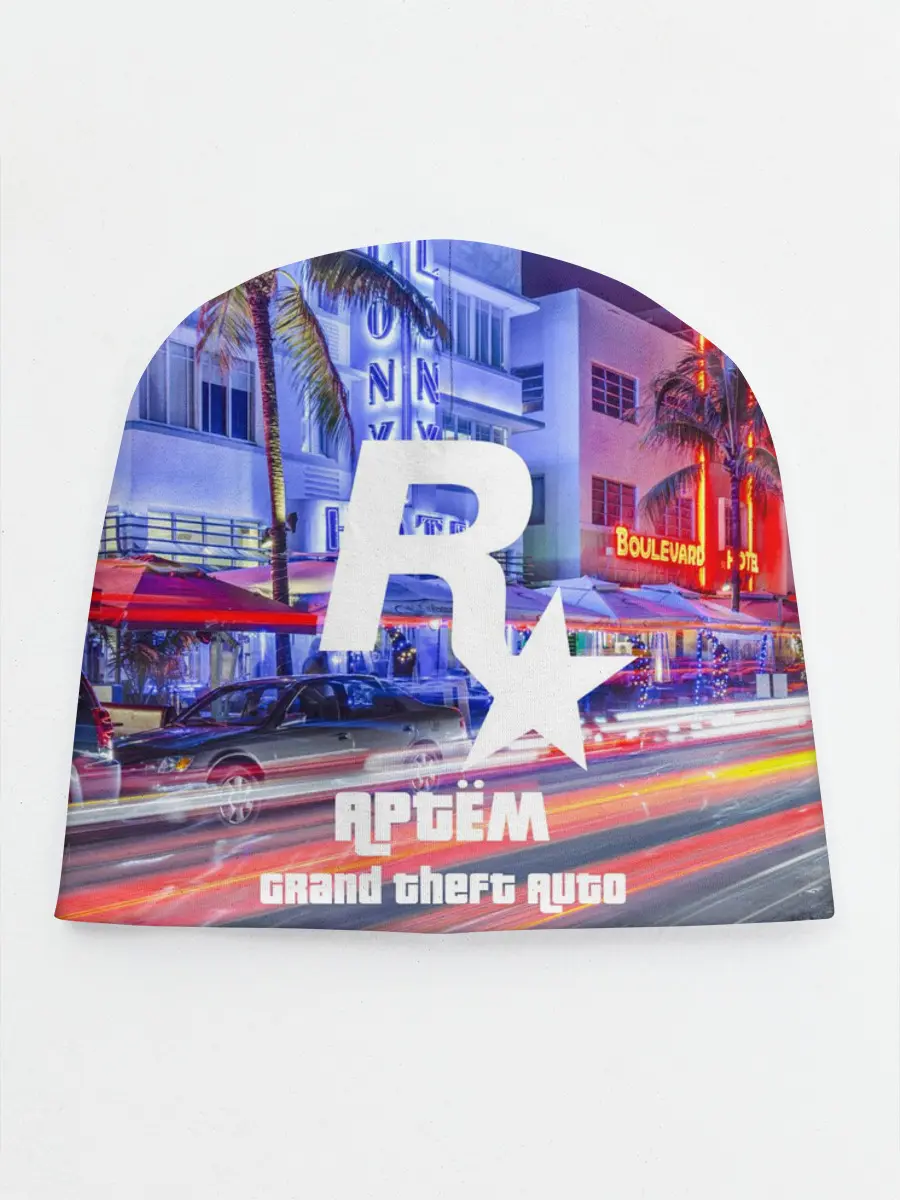 Детская шапка / Артём в стиле GTA