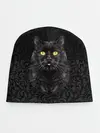 Детская шапка / Чёрный котик