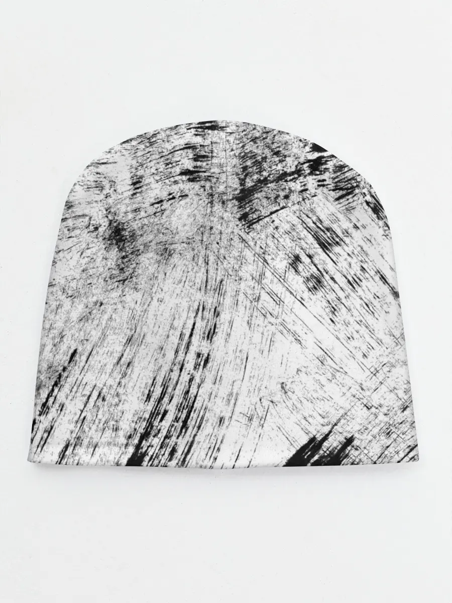 Детская шапка / Серые штрихи