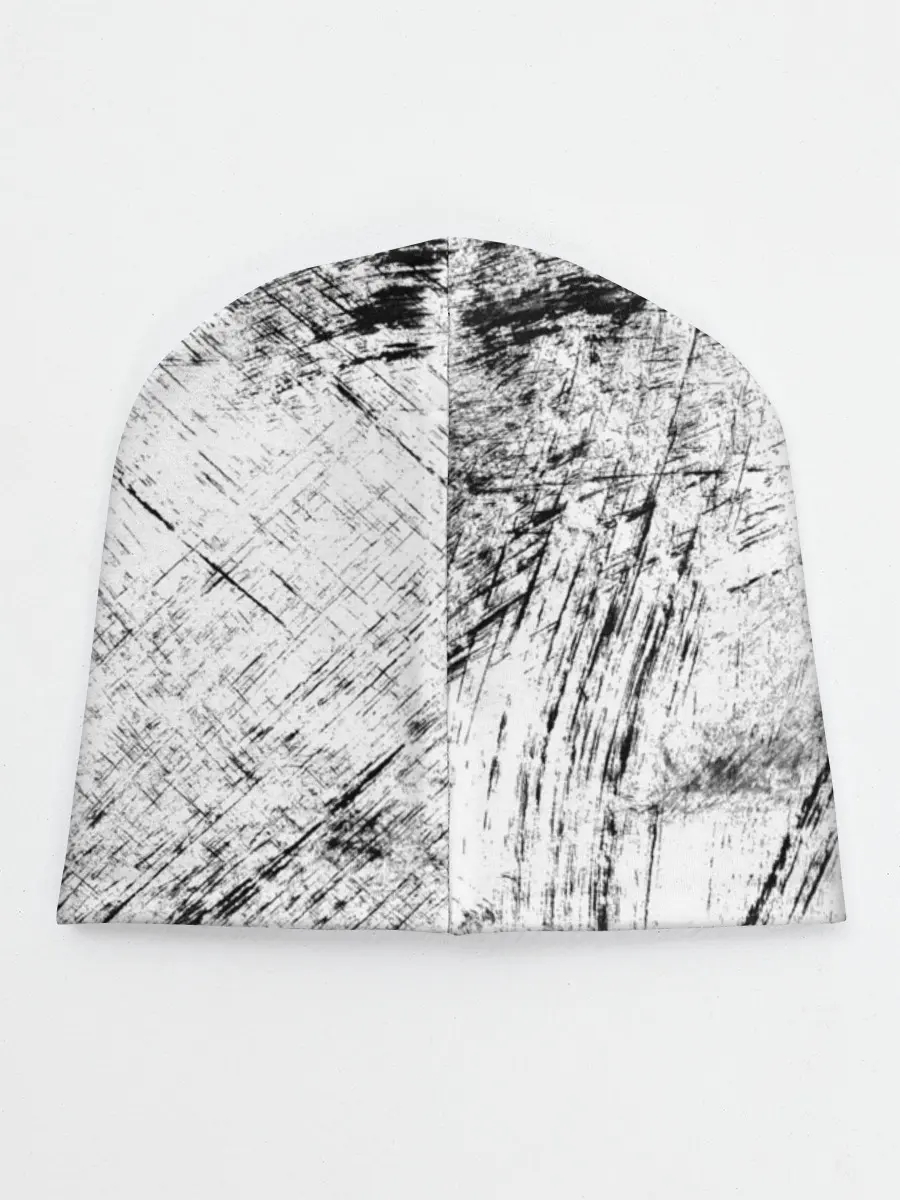 Детская шапка / Серые штрихи