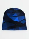 Детская шапка / Blue abstraction collection