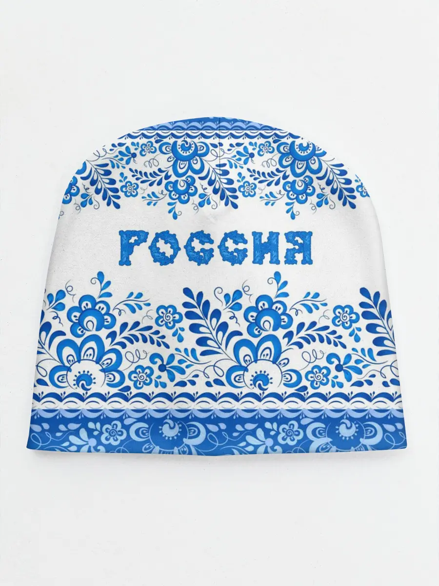 Детская шапка / Россия гжель