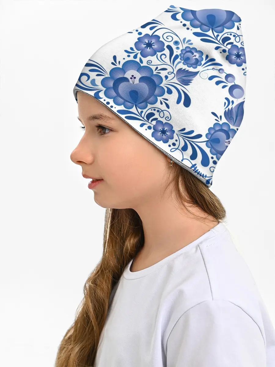 Детская шапка / Гжель