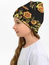 Детская шапка / Степан, роспись под хохлому