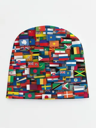 Детская шапка / Флаги всех стран